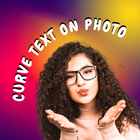 Curve Text On Photo