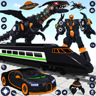 Dino Transform Robot Car Game
