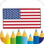 world flags - coloring book