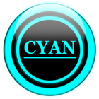 Cyan Glass Orb Icon Pack