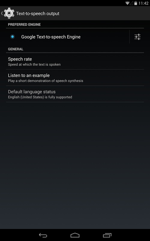 Speech Services by Google