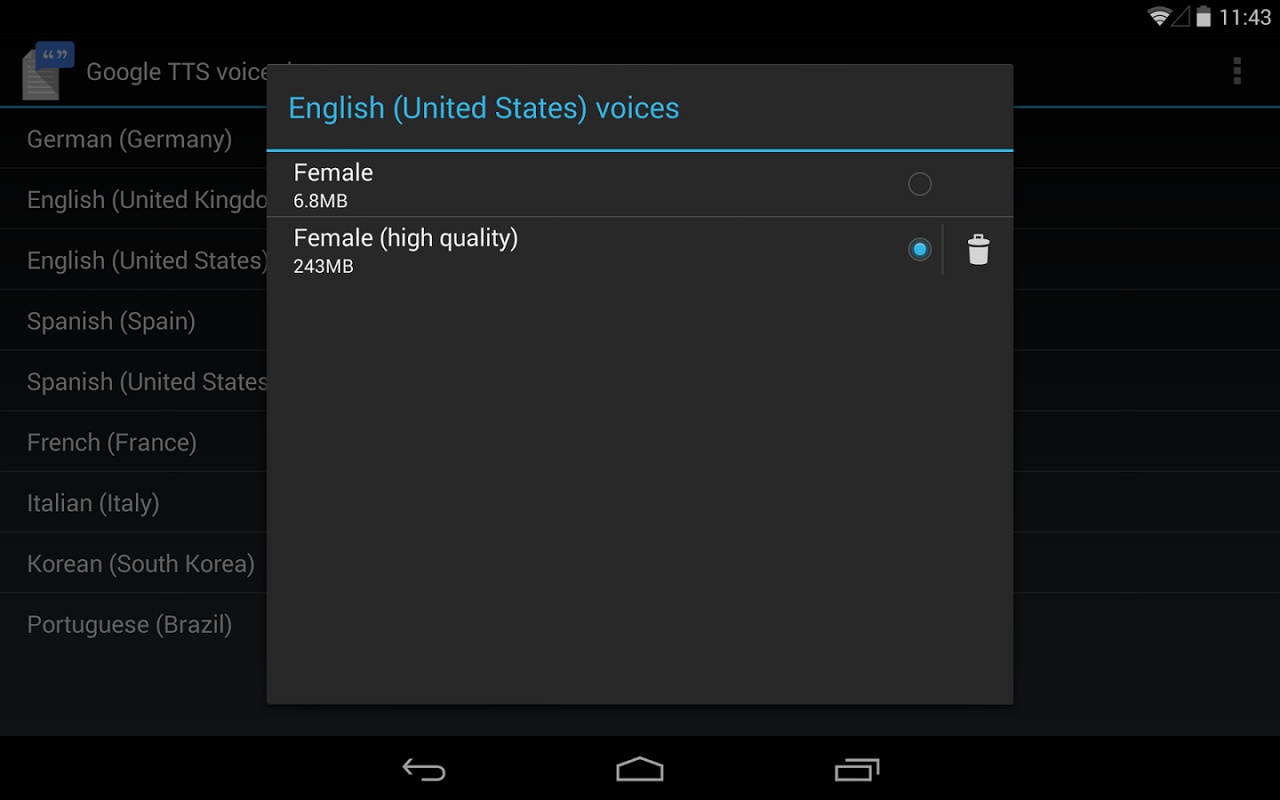 Speech Services by Google
