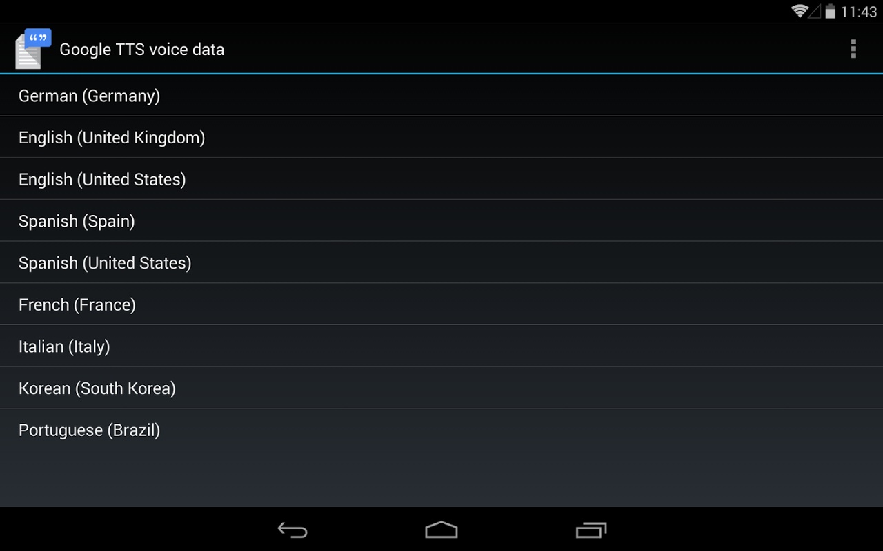 Speech Services by Google