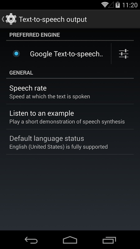 Speech Services by Google
