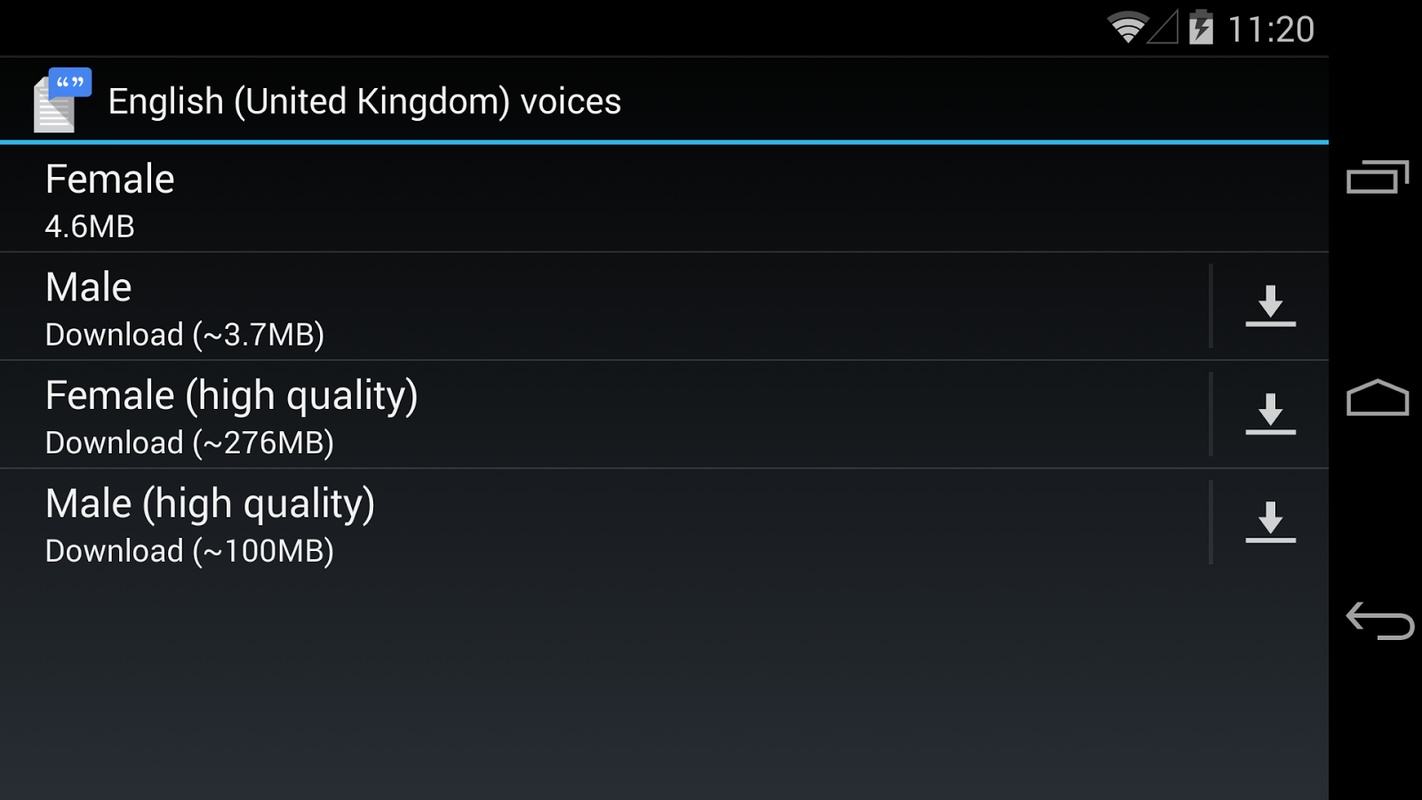Speech Services by Google