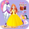White Horse Princess Dress Up