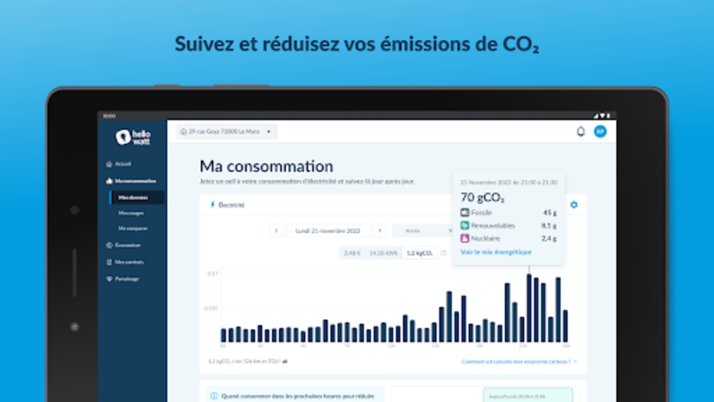 Hello Watt Suivi Conso Énergie