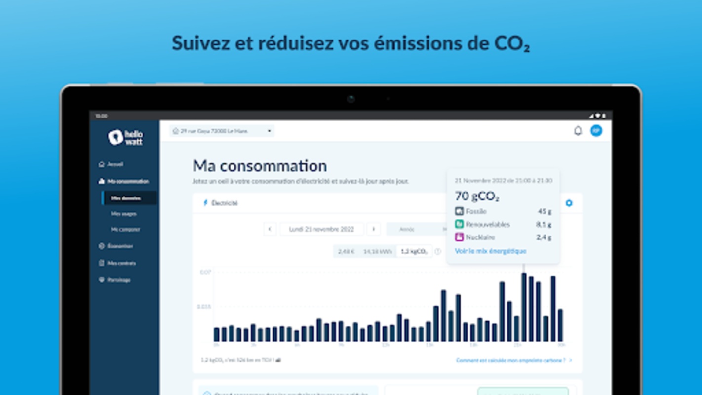 Hello Watt Suivi Conso Énergie